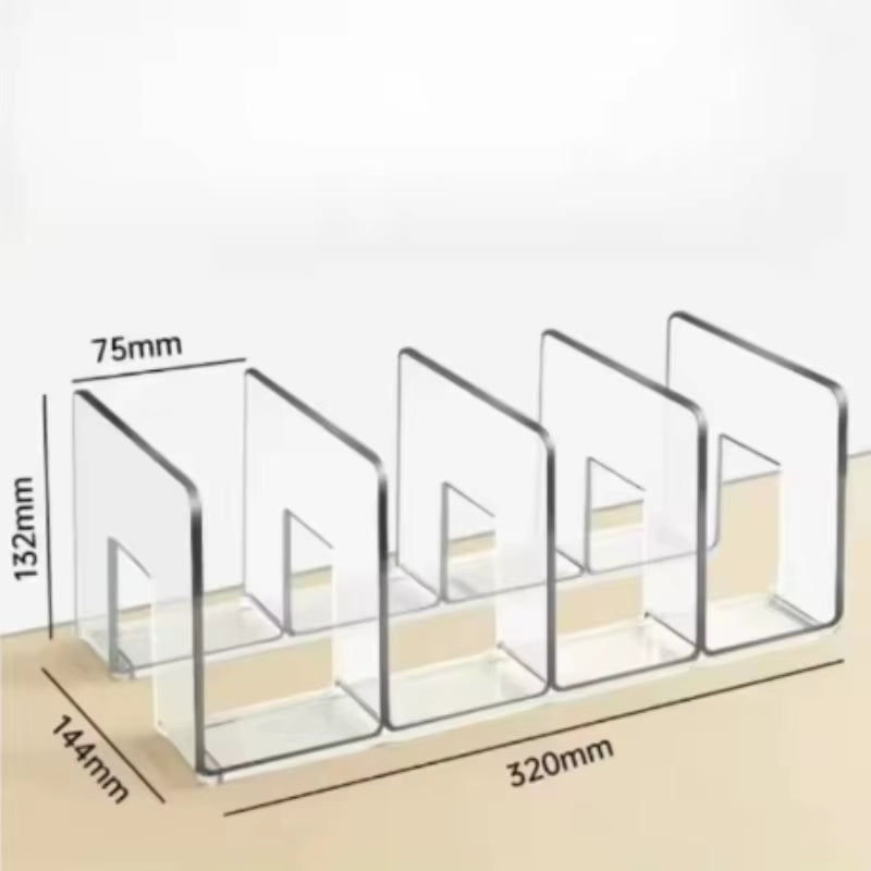 1/2-Piece Acrylic Handbag Organizer - Transparent Wardrobe Divider, Large-Capacity Storage Rack, Other (Accessories Organizer)