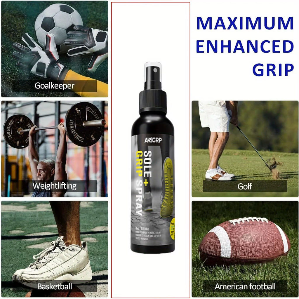 Basketball Shoe Grip Spray - Improve Sole Traction & Court Grip - Rejuvenate & Elongate Sneaker Life -For Various Shoes,120Ml