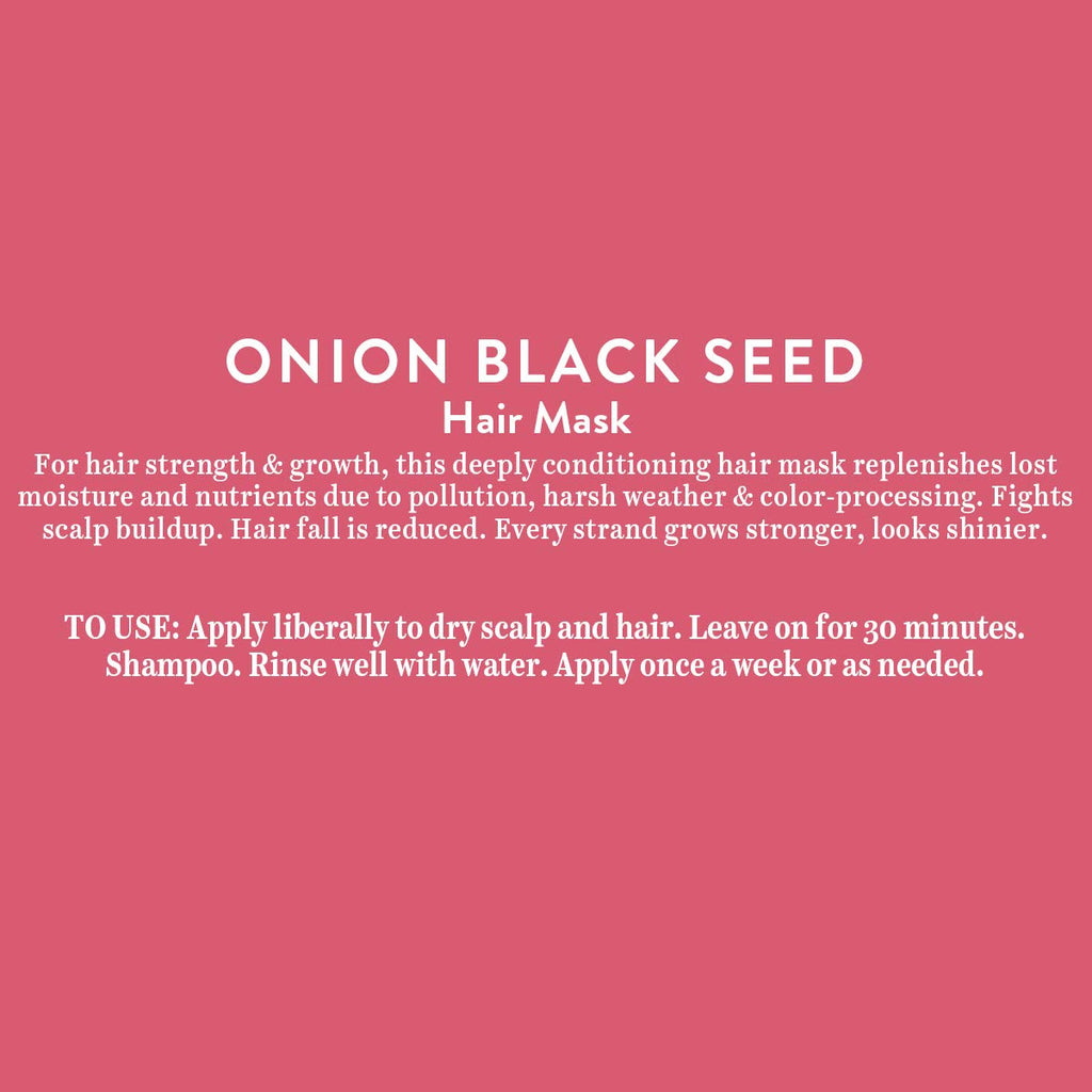 Onion Black Seed Hair Mask, Ideal for Hair Fall Control, 175G