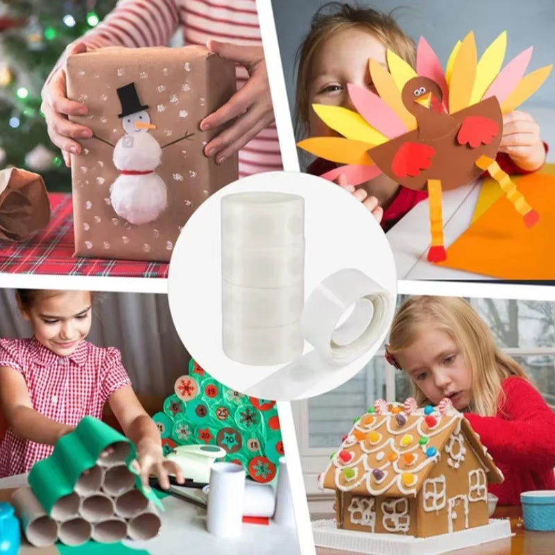 100-1000Pcs round Double Sided Tape Adhesive Dots Fastener Strong Acrylic Sticker DIY Scrapbooking Craft Production Fixing Pad