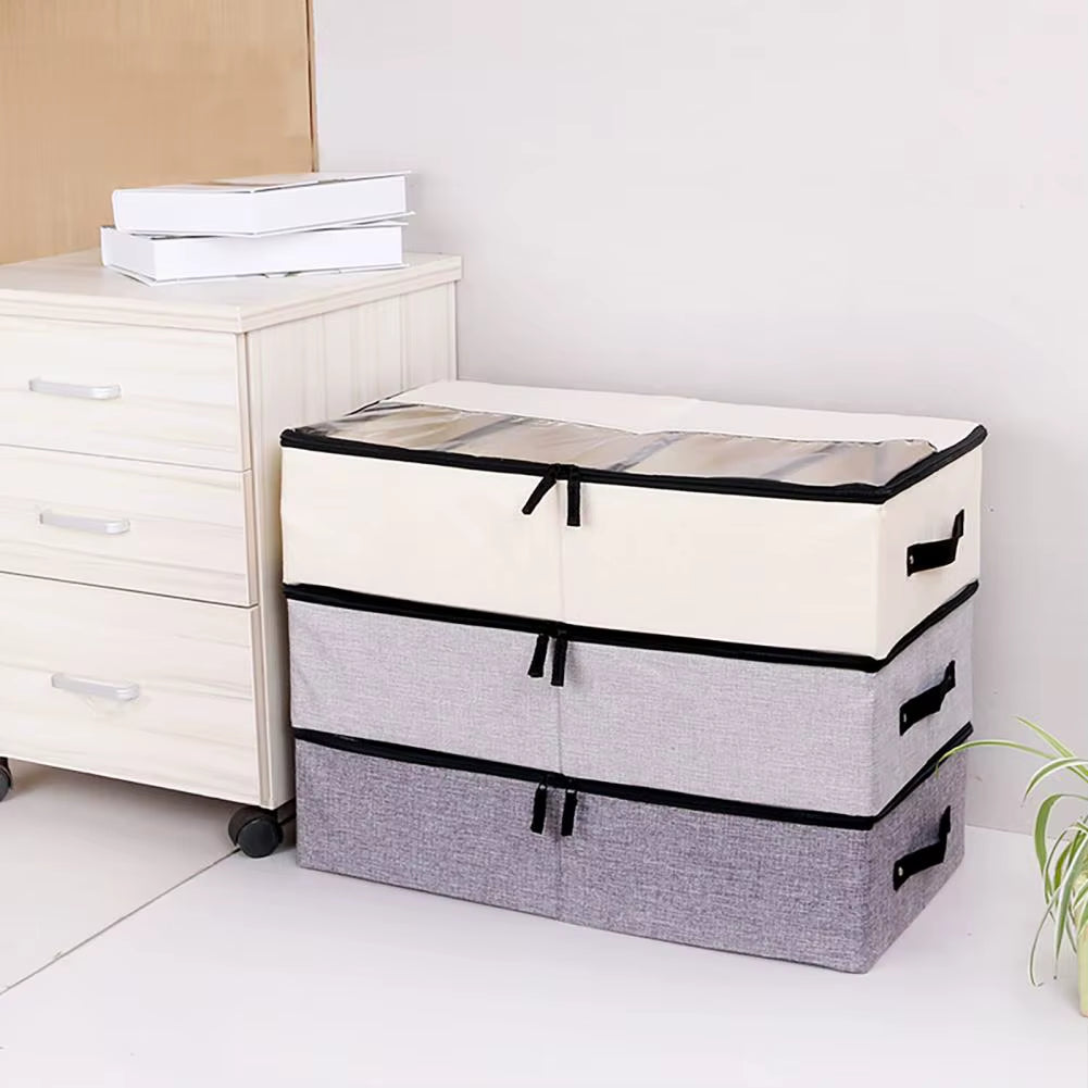Transparent Creative Shoe Cabinet Dust-Proof Foldable Multi-Grids Shoes Storage Bag Organizer Holder Box under Bed Closet