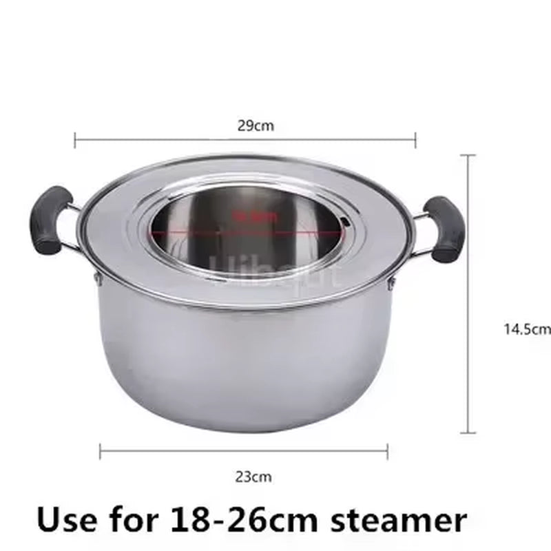 Stainless Steel Cookware Bamboo Steamer Bamboo Steamer Rice Snack Basket Set Dumpling Steamer Kitchen Cooking Tools