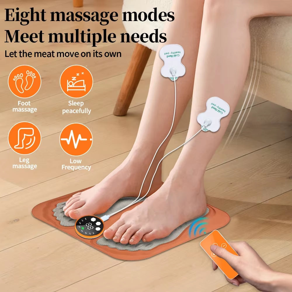 F Remote Feet Massager 3D Smart Foot Massage Pad R8 Modes 29 Levels Foot Relax Muscles Slim Legs Foot Massage Pad