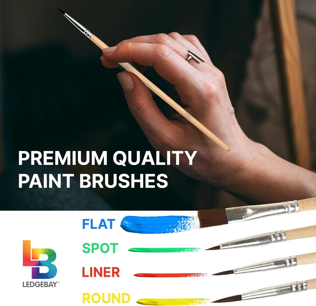 DIY Paint by Numbers Kit for Adults Framed Canvas Beginner to Advanced Paint by Numbers Kit Kits Include Acrylic Paint Set Brushes Tabletop Easel (Away from It All 16"X 20" Framed)