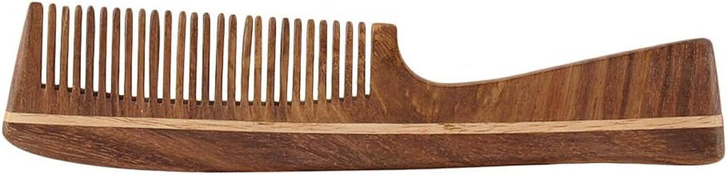 2Activelife- anti Dandruff,Non -Satatic and Eco-Friendly Great for Scalp and Hair Health-7 Inch Fine Toothed Handmade Natural Sheesham Wood Comb