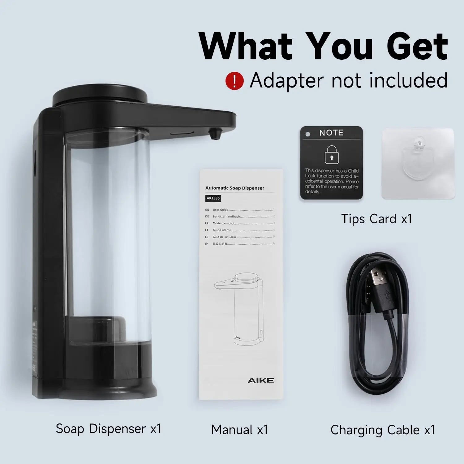 Automatic Liquid Soap Dispenser for Hands Washing Kitchen Liquid Soap Dispenser Chargeable USB Smart Dispenser for Soap