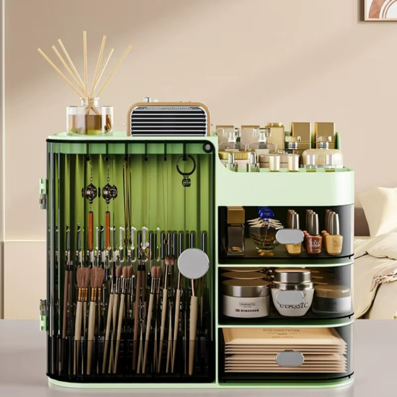 Cosmetics Storage Box Drawer Type Desk Storage Cabinet Dressing Table Sundries Storage Box Lipstick Facial Mask Storage Box