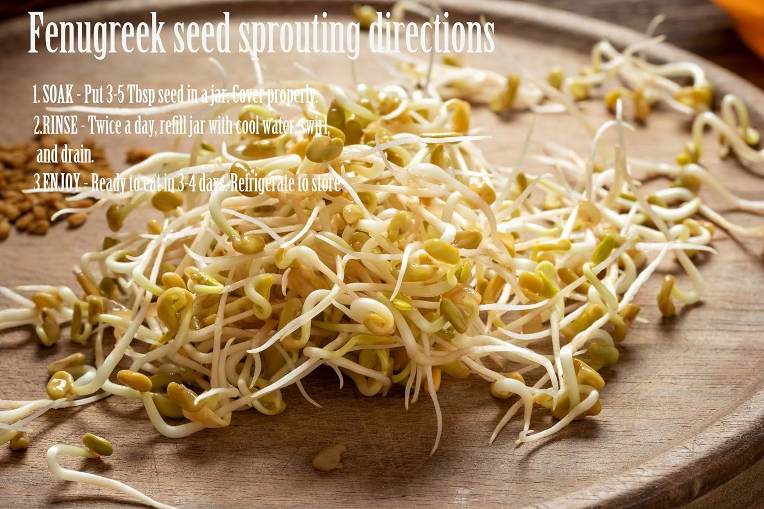 Fenugreek Seeds Whole - (8Oz)