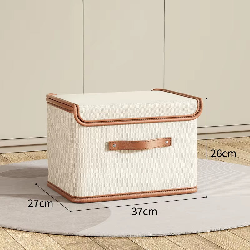 770G Dustproof Storage Box with Lid Large Capacity Foldable Clothes Storage Box Double Thickness Moisture-Proof Storage Box