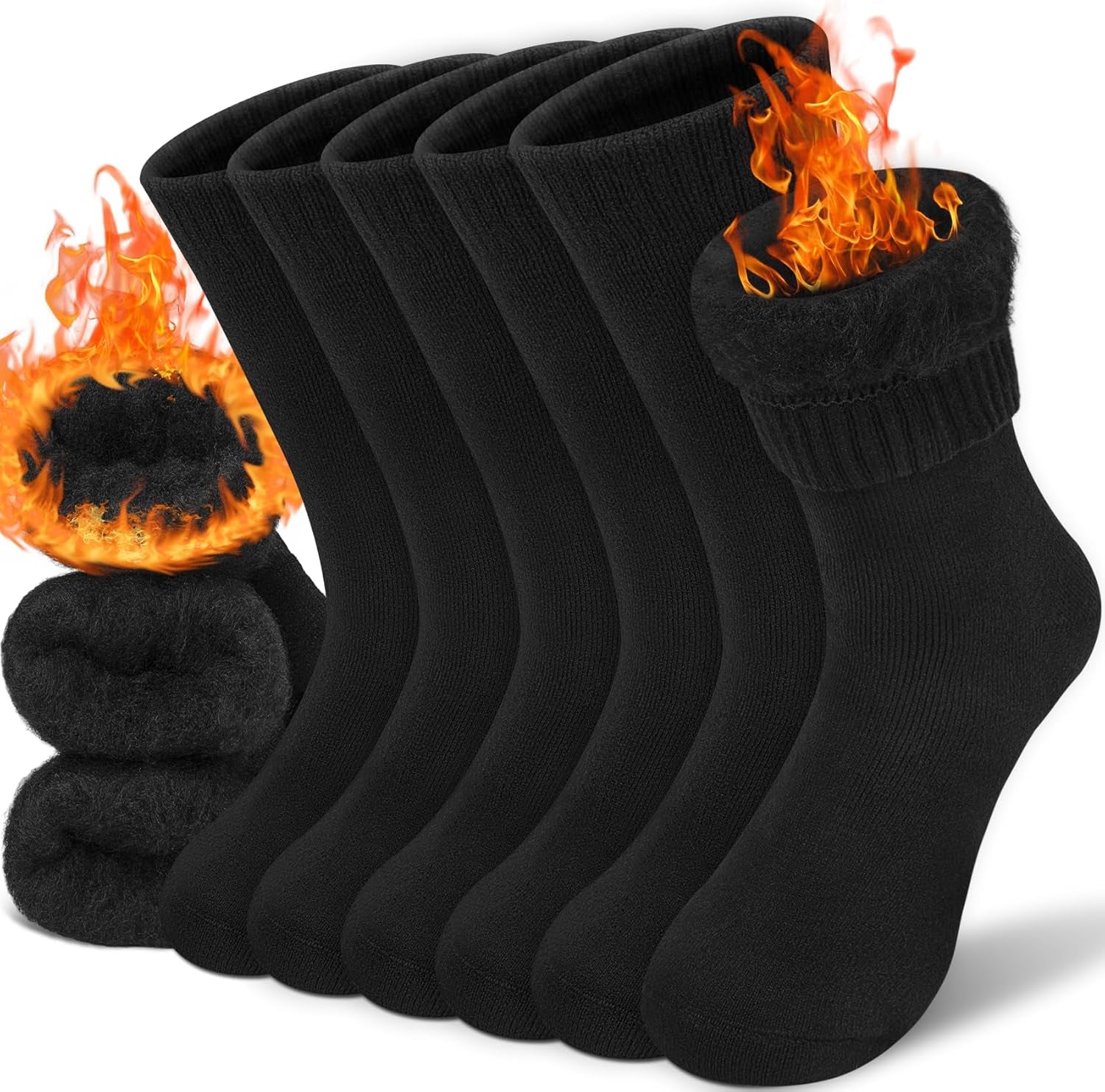 Thermal Socks for Men, Winter Warm Socks Mens for Cold Weather Extreme Temperatures