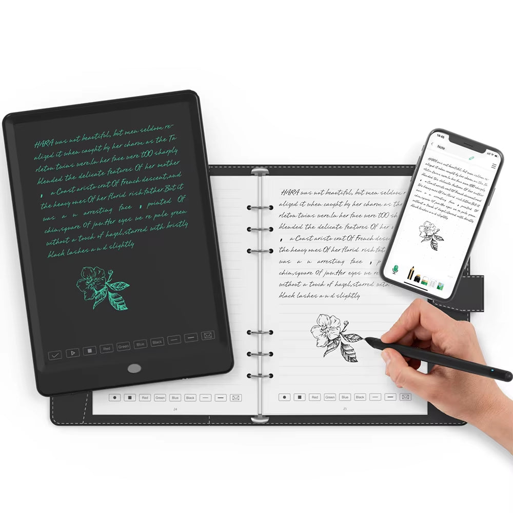 Syncpen3 Set Smart Digital Pen with Smart Notebook & LCD Writing Tablet Bluetooth Wireless OCR Digital Pen Record Notes