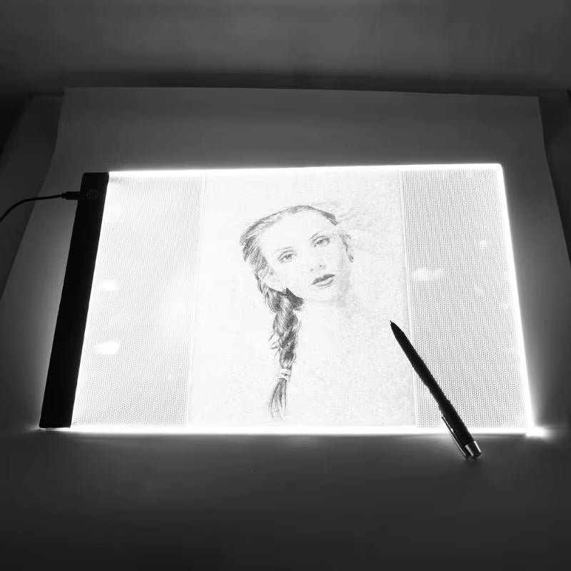 A3 A4 A5 Dimmable Graphics Drawing Tablet USB LED Light Box Copy Board Pad Electronic Art Graphic Painting Writing Pad Table