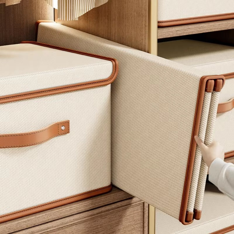 770G Dustproof Storage Box with Lid Large Capacity Foldable Clothes Storage Box Double Thickness Moisture-Proof Storage Box