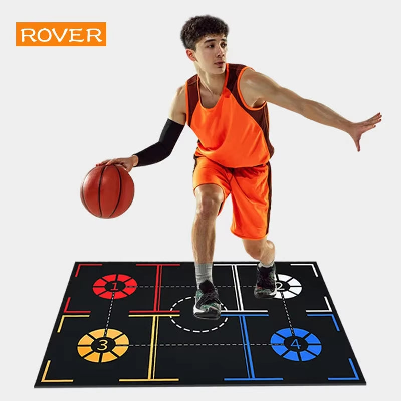 Basketball Train Mat Non Slip Soundproof Material Children Adolescents Indoor Ball Control Training Dribbling Drill Thickening