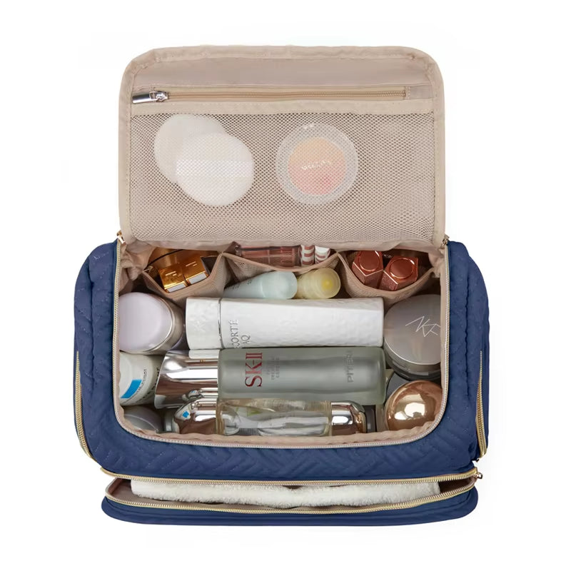 Cosmetic Bag for Make up Cases Large Capacity Makeup Organizer with Handle Waterproof Travel Toiletry Storage