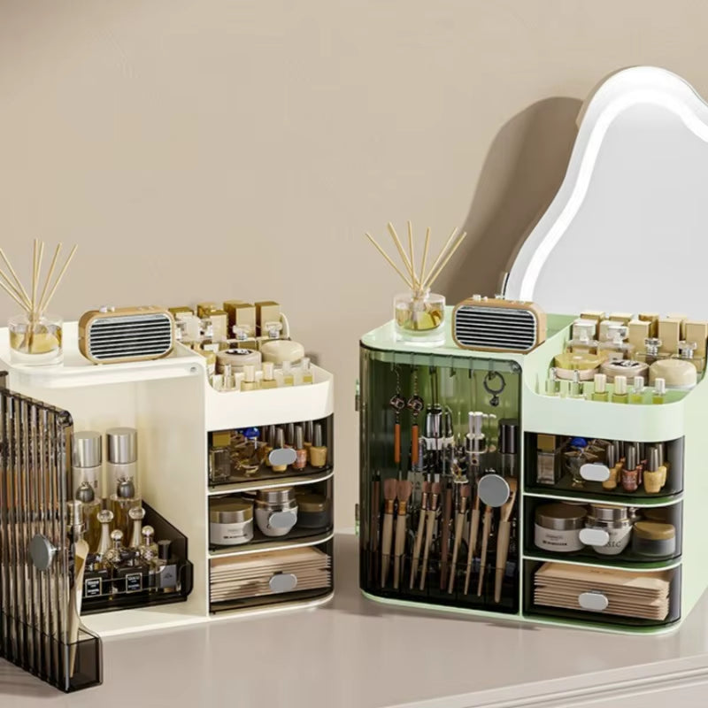 Cosmetics Storage Box Drawer Type Desk Storage Cabinet Dressing Table Sundries Storage Box Lipstick Facial Mask Storage Box