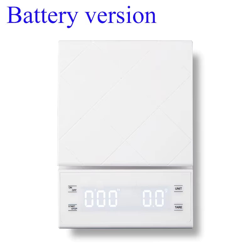 3Kg/0.1G Digital Kitchen Weight Grams Electronic Balance High Precision Coffee Scale Portable with Timer Food Espresso