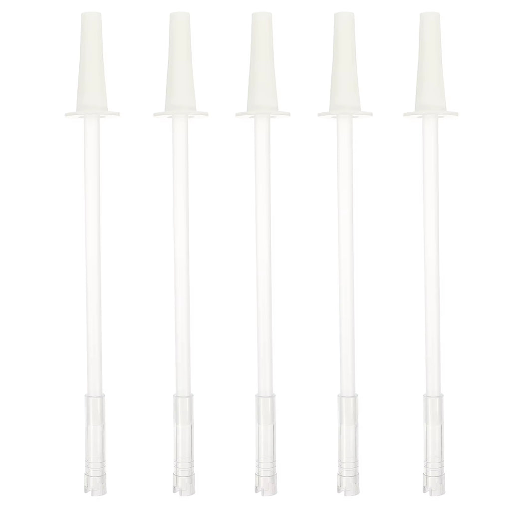 5 Sets Big Belly Bottle Straws Water Bottle Straws Reusable Silicone Straws Gallon Cup Wide Mouth Straws Replacement