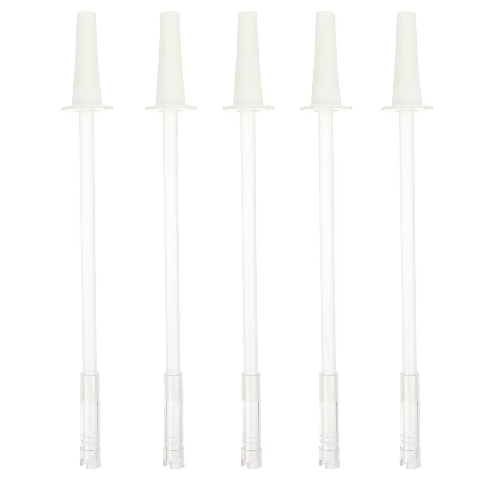 5 Sets Big Belly Bottle Straws Water Bottle Straws Reusable Silicone Straws Gallon Cup Wide Mouth Straws Replacement