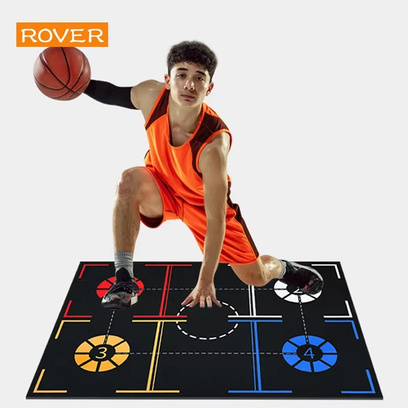 Basketball Train Mat Non Slip Soundproof Material Children Adolescents Indoor Ball Control Training Dribbling Drill Thickening
