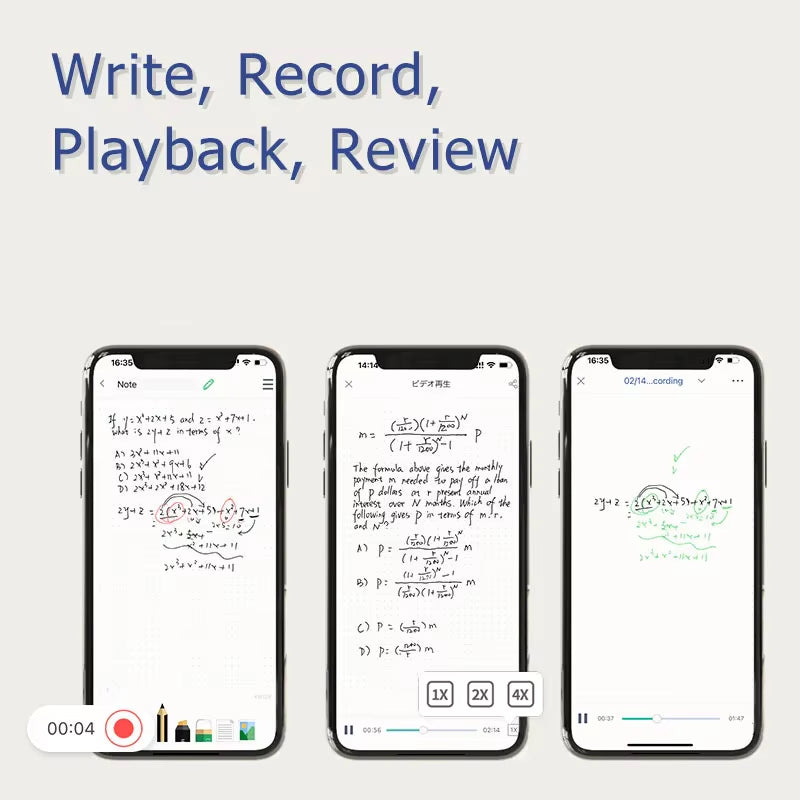 Syncpen4 Erasable Reusable Smartpen Set Smart Notebook Intelligent and Precise Writing System Supports Offline Storage