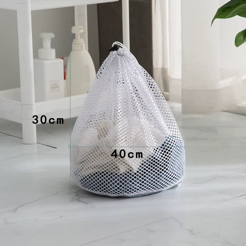 Large Washing Laundry Bag Mesh Organizer Net Dirty Bra Socks Underwear Shoe Storag Wash Machine Cover Clothes