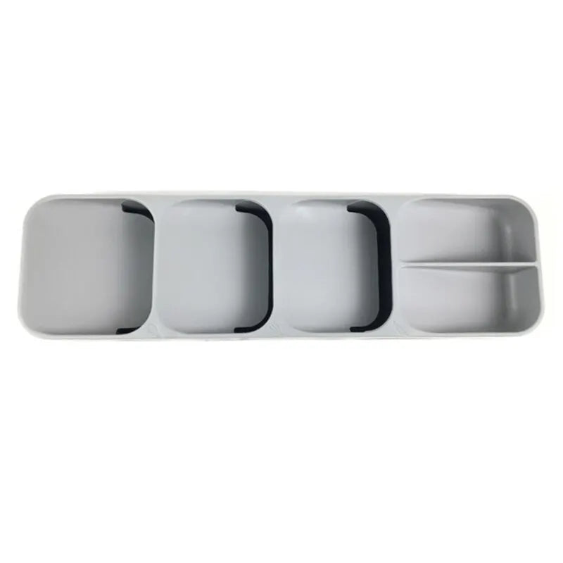 Kitchen Drawer Cutlery Storage Tray Knife Holder Spoon Forks Tableware Organizer Container for Spice Bottles Knives Block Rack