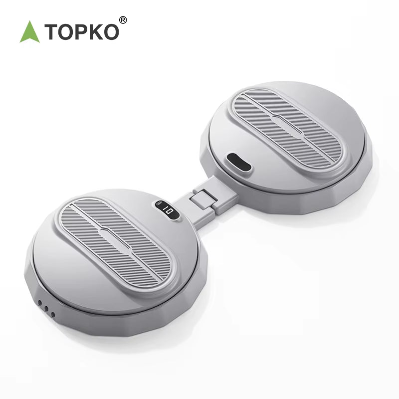 TOPKO Fold Home Body Shaping Waist Twisting Disc Balance Boards ABS Waist Twisting Machine