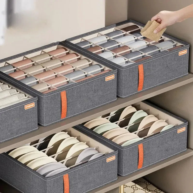 Bedroom Cabinet Drawer Underwear Organizer Socks Bra Clothing Storage Boxes Wardrobe Clothes Organizer Pants Socks Organizer