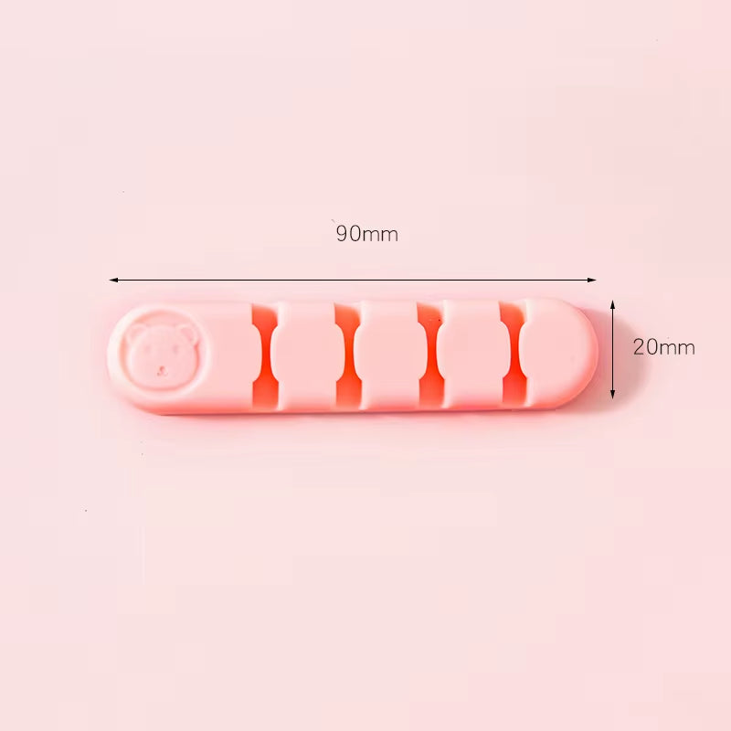 1 Piece Cute Cable Organizers Holder Clips for Desktop Cord Organizers Management Office Home