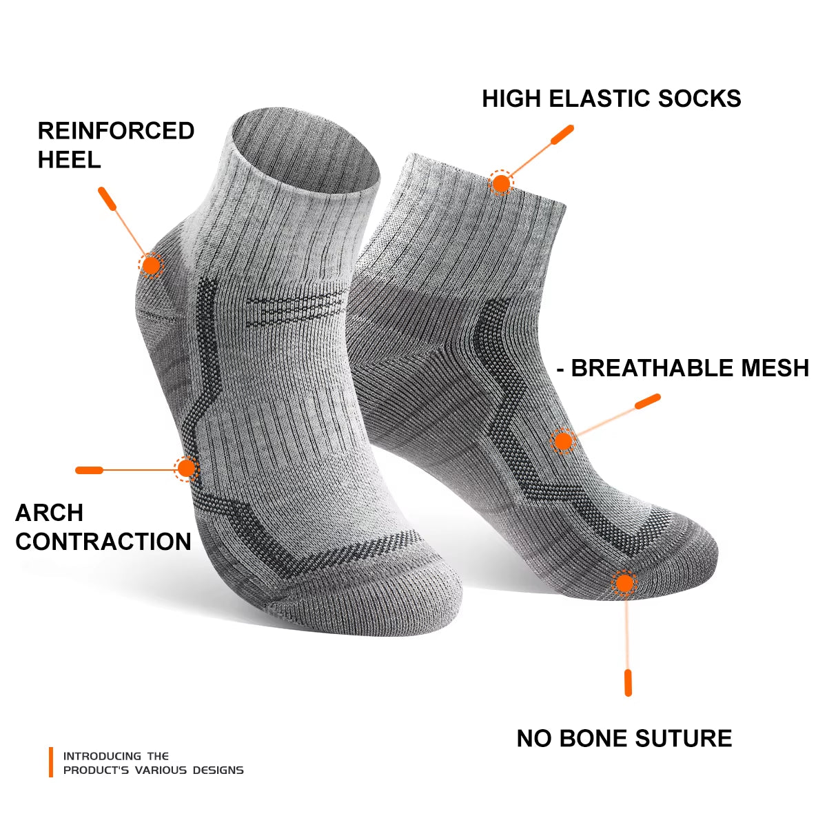 Merino Wool Socks for Men, Super Thick Hiking Socks Thermal Socks for Cold Weather Compression Running Sock for Man Women