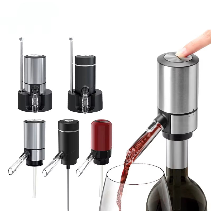 Electric Wine Aerator Dispenser Bar Accessories One-Touch Automatic Wine Decanter Pourer Wine Aeration for Party Aerador Vinho