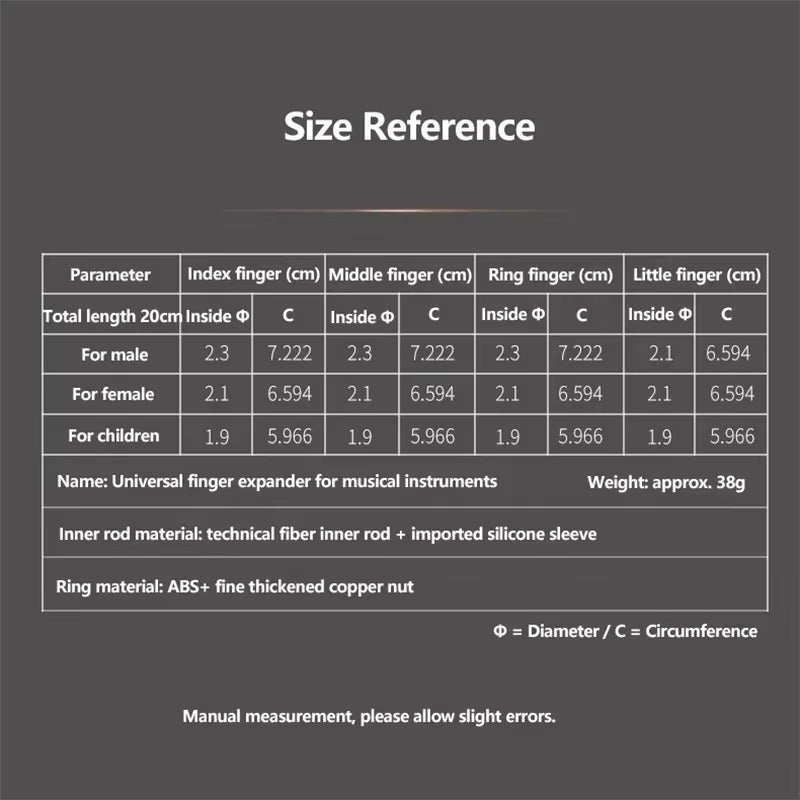 Musical Instrument Universal Finger Amplifier Ukulele Guitar Bass Accessories Piano Beginners Practice Adjustable Spacing