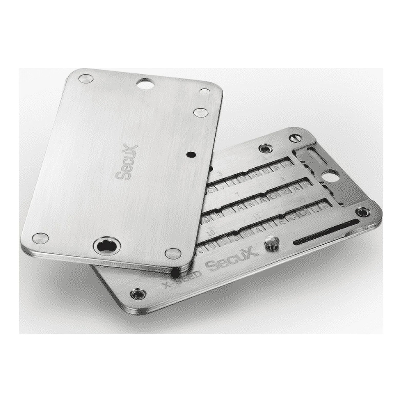 Xseed Pro Indestructible Bitcoin Wallet Crypto Seed Storage Steel Plate
