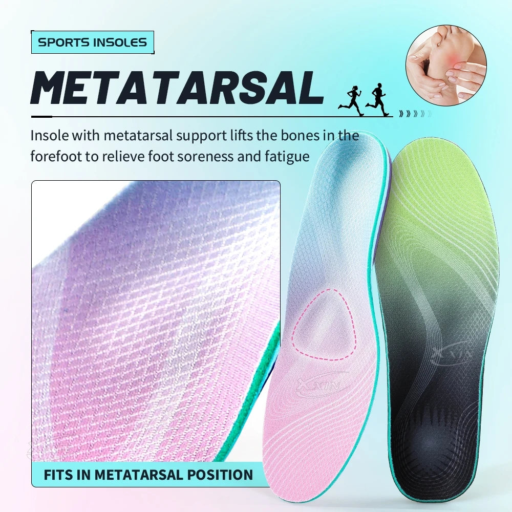 【Xxin】Arch Support Insole Orthopedic Shoe Pad Flat Foot Insert Sport Elastic Breathable Insoles Size35-46