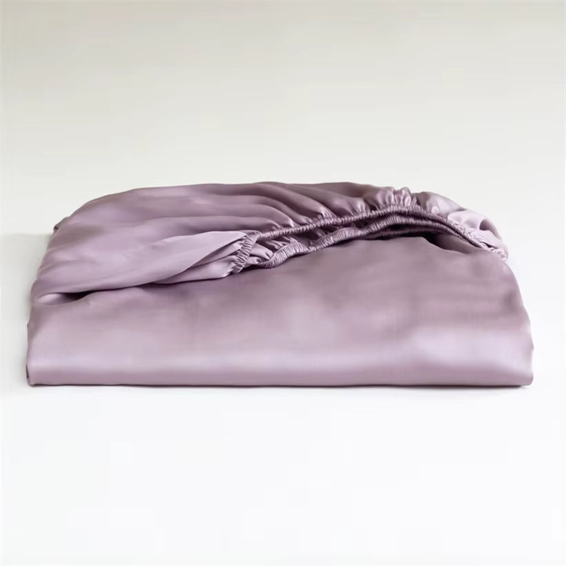 23Mm Mulberry Silk Fitted Sheets 100% 23 Momme Natural Silk Bed Sheet Luxury Smooth Mattress Cover Breathable Soft Bedding Sheet