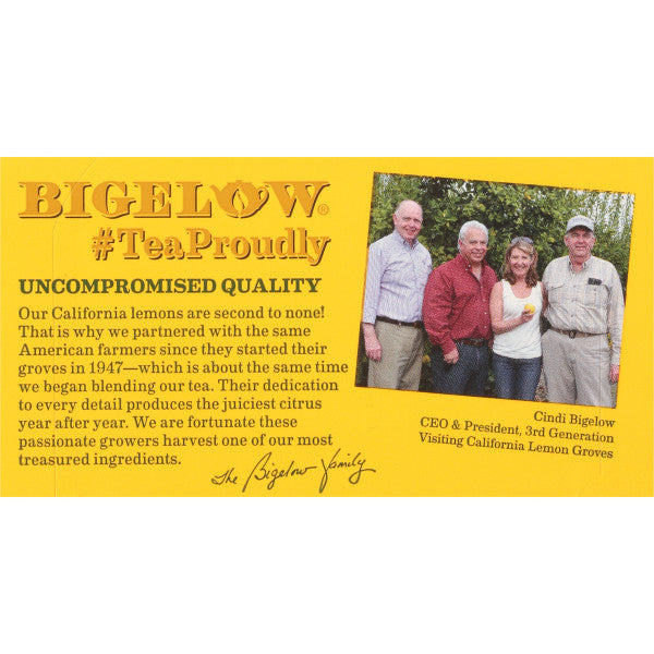 Bigelow Tea Herb Plus Probiotics Lemon Ginger (6x18 Bag )-1