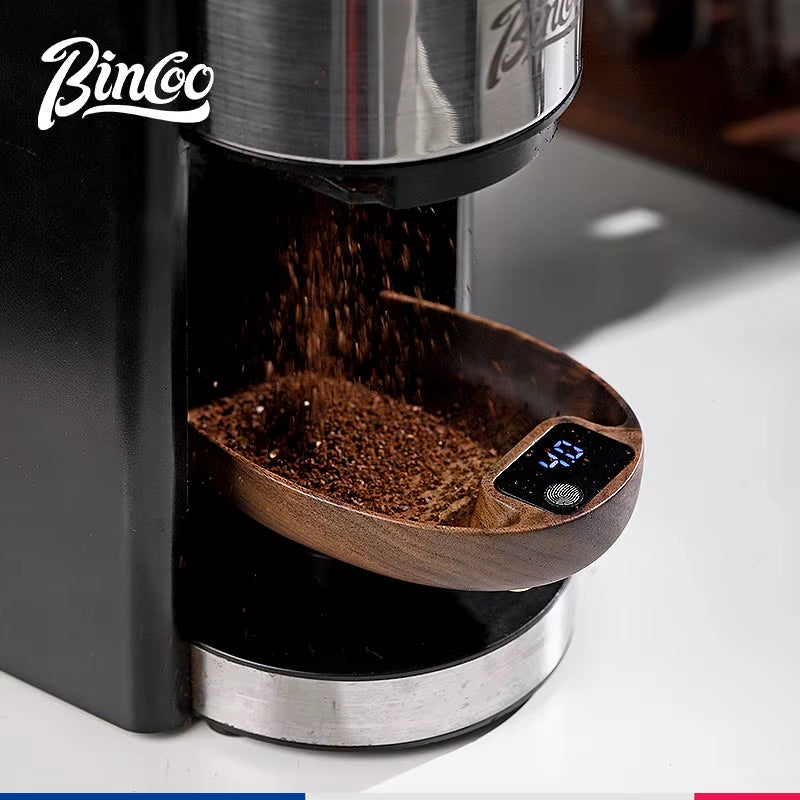 Bincoo Intelligent Electronic Scale Kitchen Scale Professional Coffee Scale Portable Bean Tray Precise 0.1G Weight Rechargeable