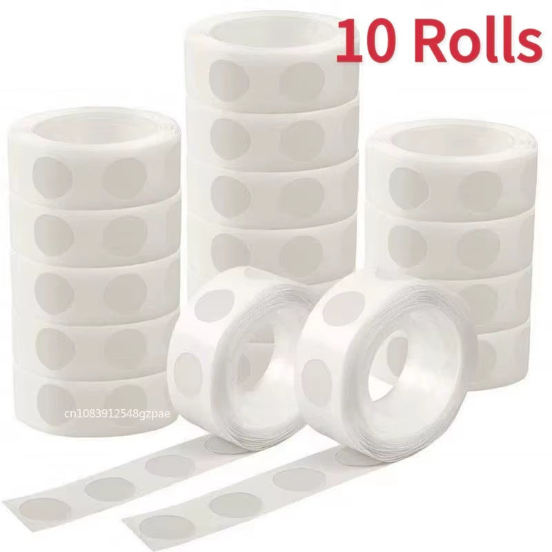 100-1000Pcs round Double Sided Tape Adhesive Dots Fastener Strong Acrylic Sticker DIY Scrapbooking Craft Production Fixing Pad