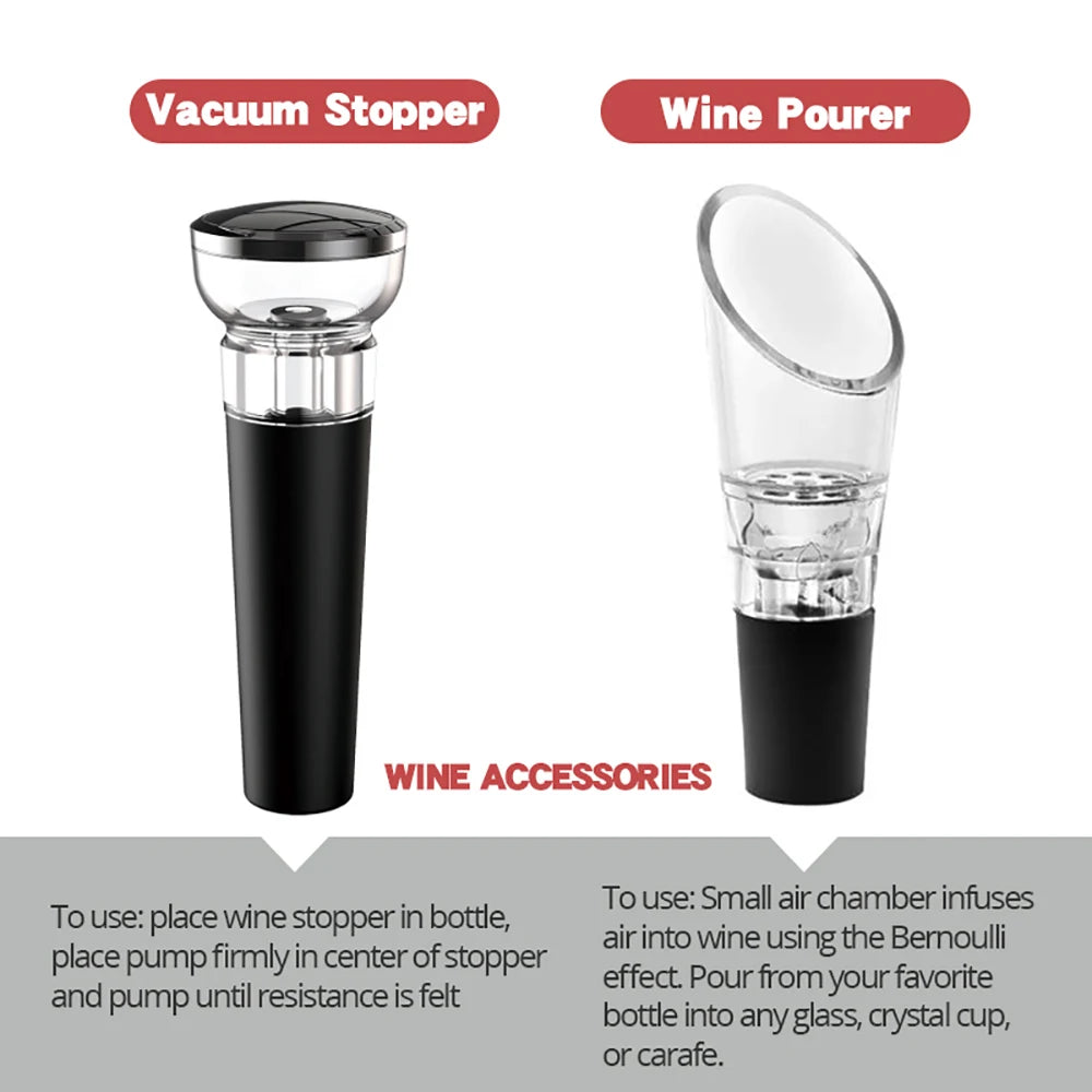 Electric Wine Opener, Battery Operated Wine Bottle Openers with Foil Cutter, for Wine Lovers Kitchen Party Bar Wedding