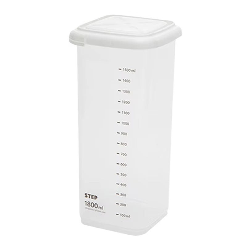 Plastic Sealed Cans Kitchen Storage Box Transparent Food Canister Keep Fresh New Clear Container in Different Capacity