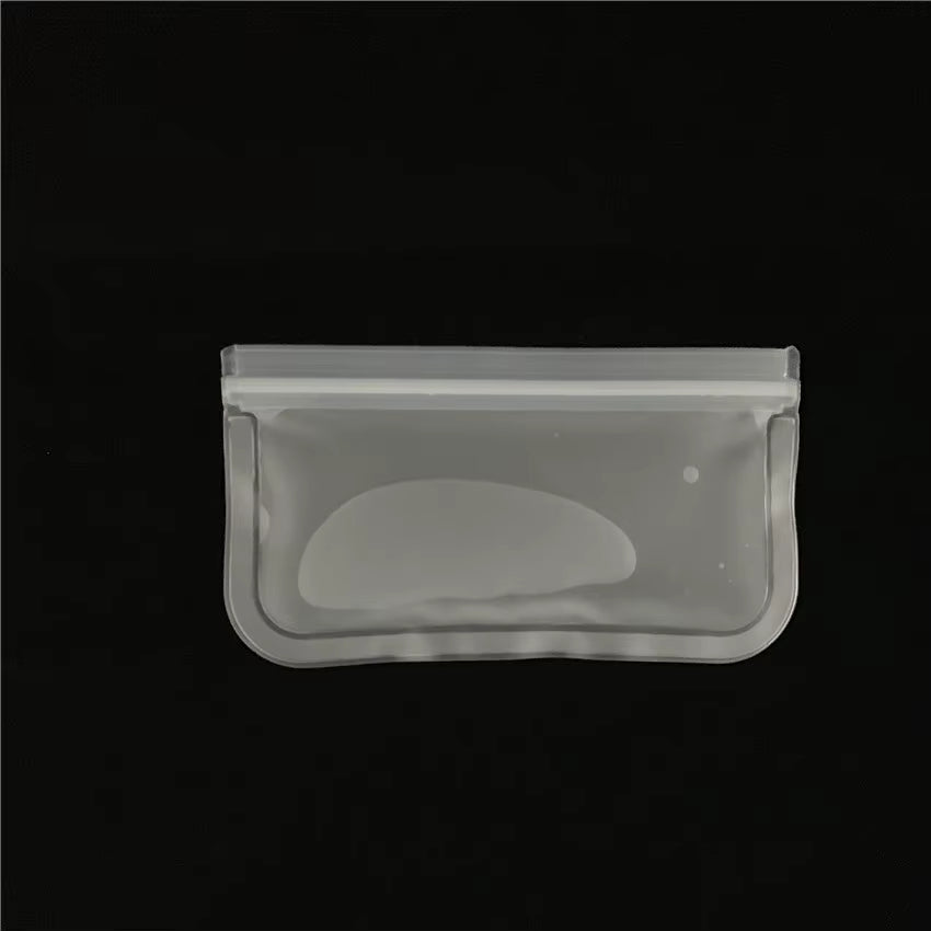 Eco Friendly PEVA Reusable Zipper Bags for Sweets Food Storage Bags Freezer Safe Leakproof Gift Wrapping Bags Home Organizer