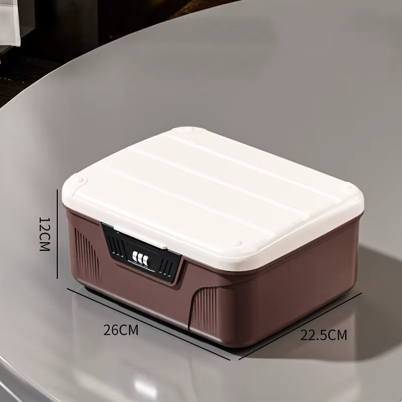 Digital Password Lock Safe Box Passport Medicine Portable Organizer Case Household Cash Jewelry Privacy Security Storage Box