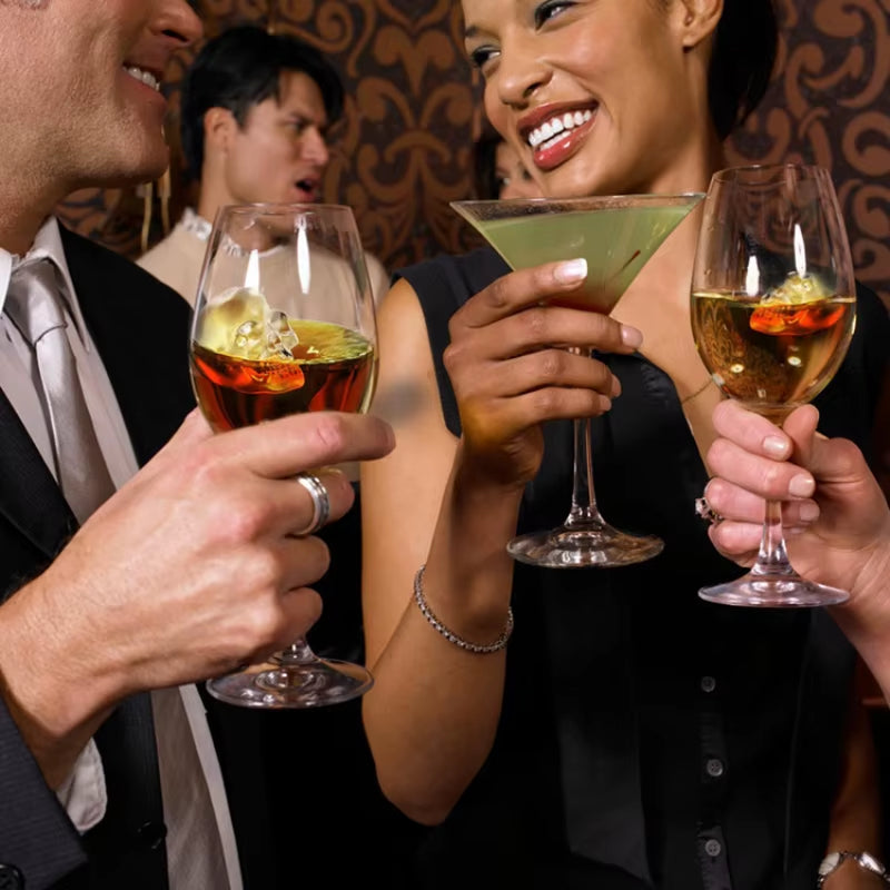 3D Skull Silicone Mold Ice Cube Tray Mould Ice Cube Maker Ice Ball Mold Whiskey Wine Cocktail Ice Cube Mold Ice Ball Mold