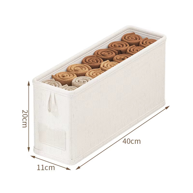 1Pc Wardrobe Clothes Organizer Box Underwear Storage Box Narrow Wardrobe Gaps Storage Basket save Space Durable Organizer Box