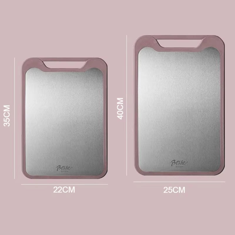 304 Stainless Steel Cutting Board Double-Sided Chopping Board Kitchen Fruit Cutting Board Kitchen Rolling Chopping Board