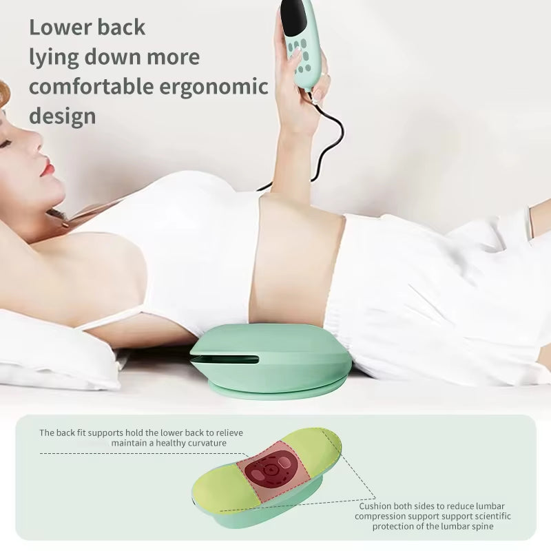 New Upgrade Air-Lip Stretch Low Frequency Thermal Vibration Waist Massage Heeling Spot Left and Right Swing + up and down Tracti