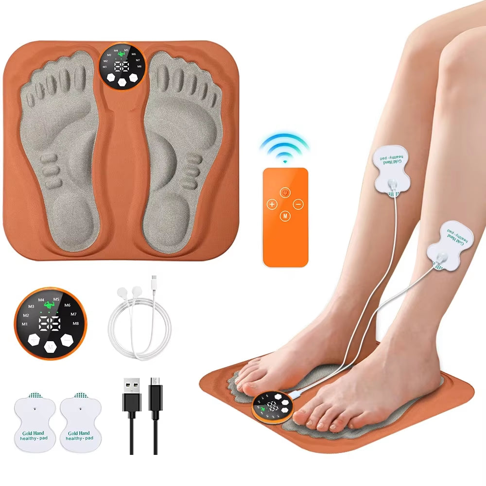 F Remote Feet Massager 3D Smart Foot Massage Pad R8 Modes 29 Levels Foot Relax Muscles Slim Legs Foot Massage Pad