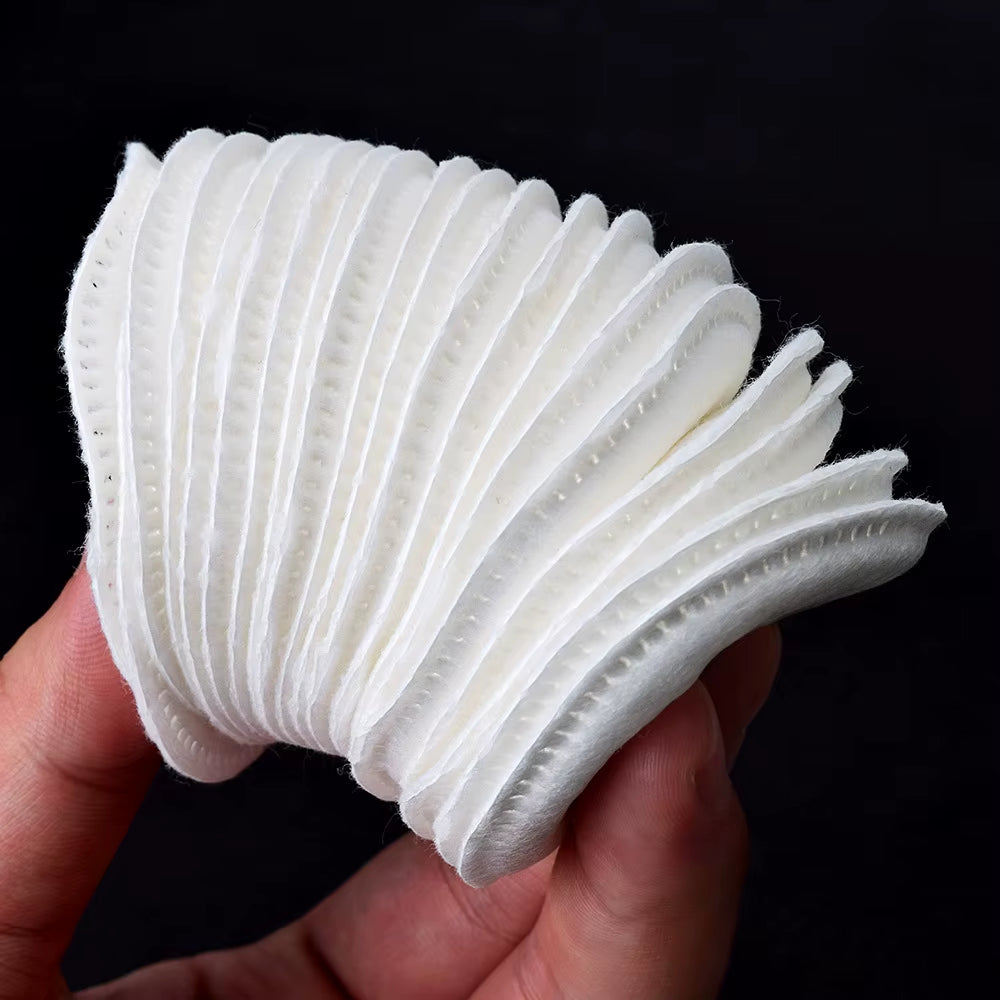 Disposable 100PCS Cosmetic Wipes Nail Art Cleaning round Pads Soft Daily Supplies Facial Cotton Makeup Remover Tool
