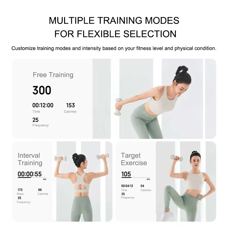 Xiaomi  Intelligent Dumbbell Set 1KG/2KG Smart Motion Tracking Exercise Equipment Fitness Training Home Gym for Mi Home APP